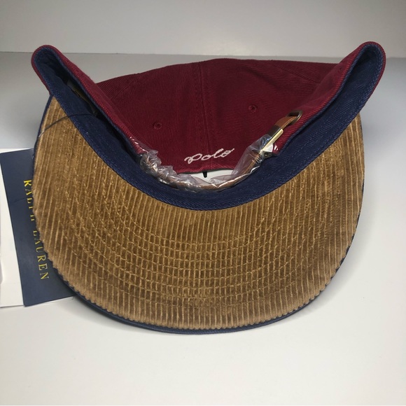 🧢NEW🧢 Polo Ralph Lauren Baseball Cap with adjustable Leather Strap-Authe… - Picture 6 of 6